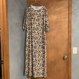 Dainty Jewells Paisley Ruffle Sleeve Dress
